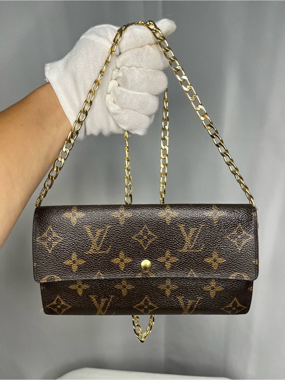 Vintage Louis Vuitton Brown Monogram Wallet